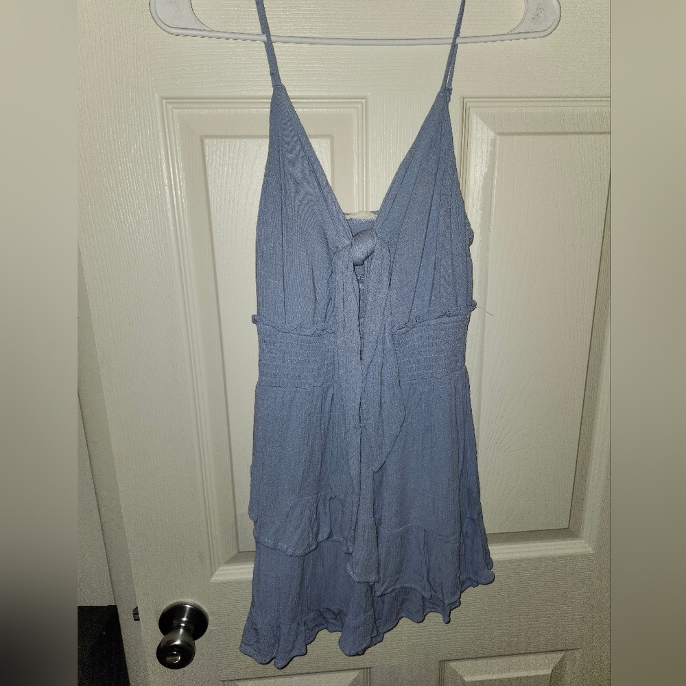 ILLA ILLA blue flouncy romper